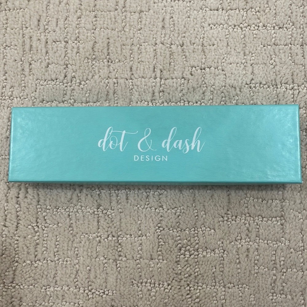 Alpha Chi morse code necklace by dot & dash